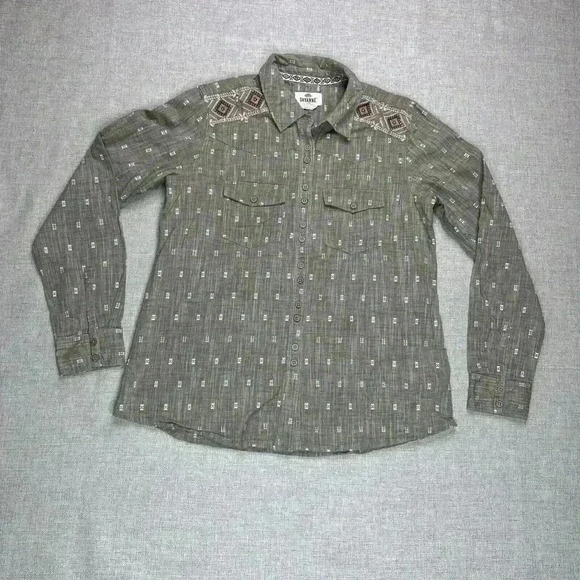 Shyanne Button Down Western Shirt Embroidered - Picture 1 of 8